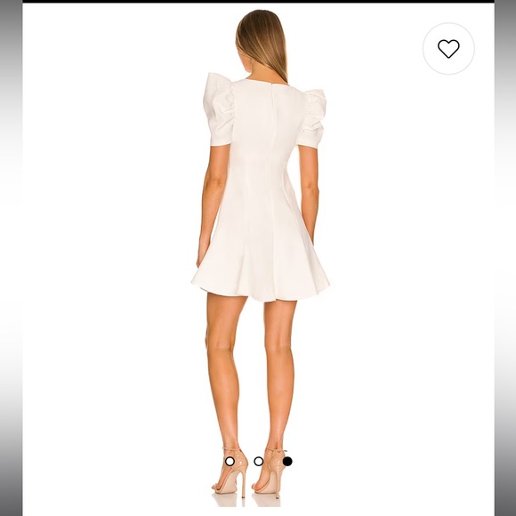 Likely Women's White Scooped Alia Dress - Picture 3 of 5